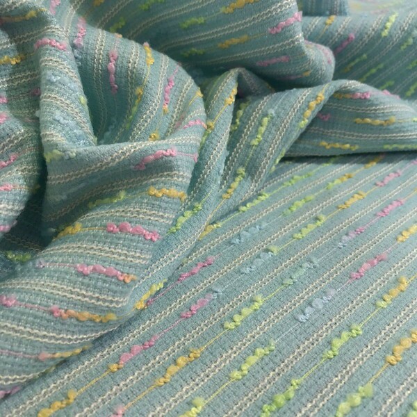 Tweed Azul Tropical Colors